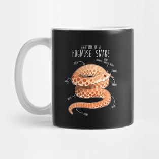 Albino Hognose Snake Anatomy Mug